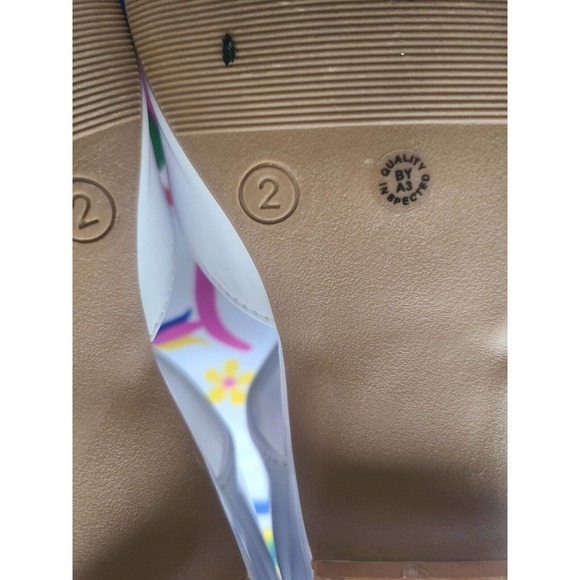 Christie & Jill Heaven Shoes Girls Size 2 WHTE/BLK Ankle Strap Mary Jane 2 pair - Picture 5 of 6